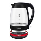 Чайник электрический TEFAL KO450832, стекло, 1.7 л, 2400 Вт, чёрный - Фото 3