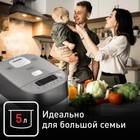 Мультиварка Tefal RK802B32, 1200 Вт, 5 л, 14 программ, антипригарное покрытие, серая - фото 51341157 Мультиварка Tefal RK802B32, 1200 Вт, 5 л, 14 программ, антипригарное покрытие, серая - фото 51341157