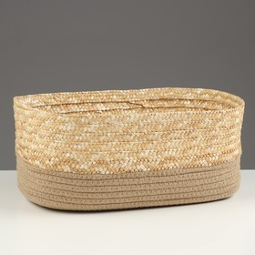 Корзина стеллажная "Сканди", 330 х 220 х 140 мм, какао