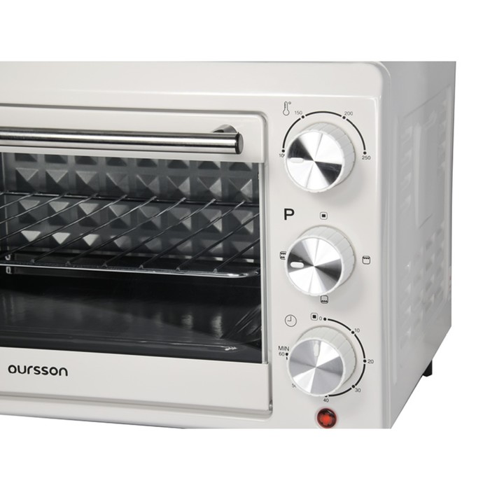 Мини-духовка Oursson MO0602/WH, 1200 Вт, 16 л, 3 режима, белый - фото 51341218