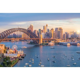 Палитра. Холст с красками 40 × 50 см, 20 цв. «Мост в Сиднее»