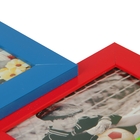 Фоторамка пластик на 6 фото "Цветная пирамида" с зеркалом 10х10, 10х15, 13х18, 65,5х44см - Фото 2