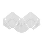 Набор комплектующих «Идеал», к плинтусу для столешницы, белый глянцевый - Фото 2