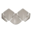 Набор комплектующих «Идеал», к плинтусу для столешницы, цвет светло-серый глянцевый - Фото 1