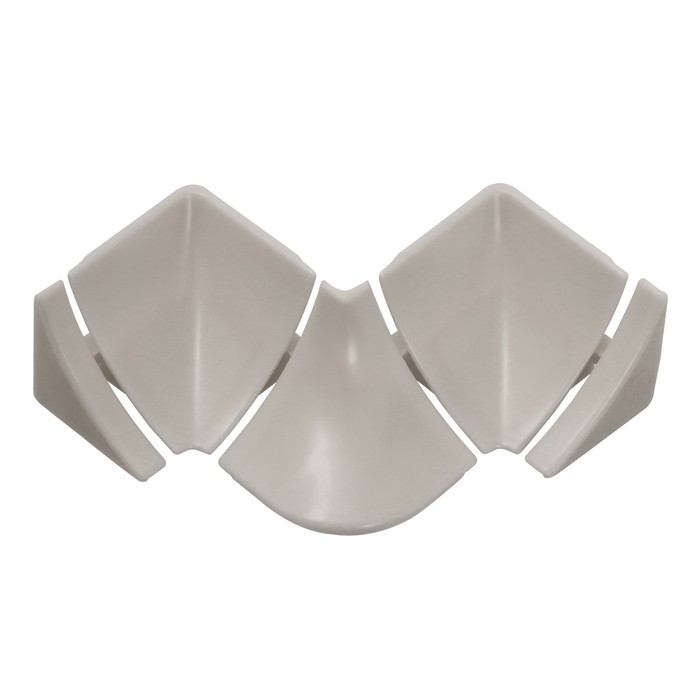 Набор комплектующих «Идеал», к плинтусу для столешницы, цвет светло-серый глянцевый - Фото 1