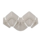 Набор комплектующих «Идеал», к плинтусу для столешницы, цвет светло-серый глянцевый - Фото 2