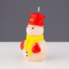 Свеча декоративная "Игрушечный снеговик", 4,9х4,х8 см - Фото 5
