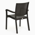 Кресло садовое "Мацеста", 57,5 х 58 х 86,5 см, коричневое - Фото 4