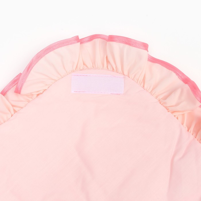 Конверт-одеяло для новорожденого (тиси),К83,  цвет розовый, р-р