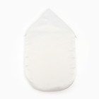 Конверт с капюшоном Сонет, цвет белый, рост 62см - Фото 4