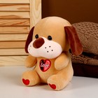 Мягкая игрушка «Собака», размер 22 см, цвет рыжий - Фото 2