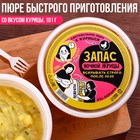 Пюре быстрого приготовления «Запас жрицы» со вкусом курицы, 101 г. 9440024 - фото 11735031