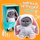 Мякая игрушка «Кот Шанти», в костюме зайки - фото 2789509