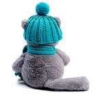 Мягкая игрушка «Кот Шанти», с шапкой и шарфом - фото 4650349