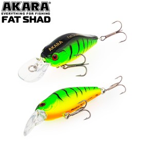 Воблер Akara Fat Shad 55F, цвет A7, 5.5 см, 8 г 9680484