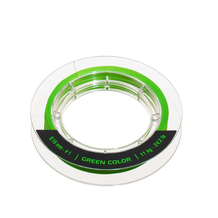 Шнур Akara Competition, диаметр 0.16 мм, тест 11 кг, 150 м, зелёный