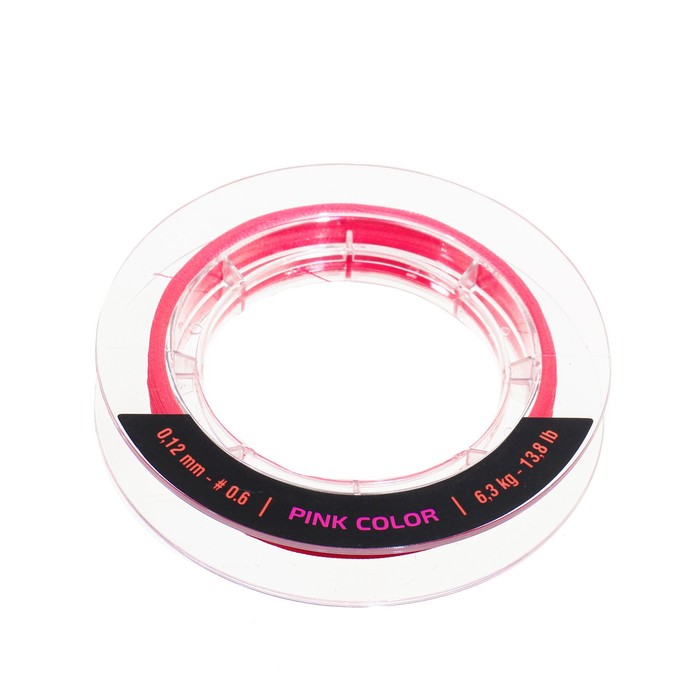 Шнур Akara Ultra Light, диаметр 0.12 мм, тест 6.3 кг, 100 м, розовый