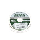Леска Akara Action Mossgreen, диаметр 0.2 мм, тест 4.2 кг, 100 м, серо-зеленая - фото 319576760