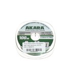 Леска Akara Action Mossgreen, диаметр 0.25 мм, тест 6.1 кг, 100 м, серо-зеленая - фото 319576762