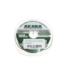 Леска Akara Action Mossgreen, диаметр 0.3 мм, тест 8.8 кг, 100 м, серо-зеленая - фото 319576764