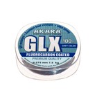 Леска Akara GLX Premium Grey, диаметр 0.275 мм, тест 7.5 кг, 100 м, серая - фото 1191964