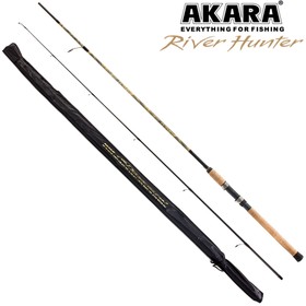 Спиннинг штекерный Akara River Hunter M, тест 7-28 гр, длина 2,1 м.