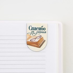 Закладки магнитные на подложке «Вы лучший учитель», 6 шт. (комплект 2 шт)