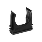 Крепеж-клипса для труб Урал ПАК, 25 мм, черная, АТ-30125-010 (комплект 10 шт) - фото 42763686