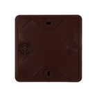 Распаечная коробка для кабель-канала Урал ПАК, 100х100х29, IP 40, темное дерево, КР-51318010 - фото 42763690