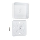 Распаечная коробка для кабель-канала Урал ПАК, 75х75х28, IP 40, белая, КР-513190075-056 - фото 22330921