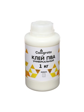 Клей ПВА 1000г Calligrata, Универсальный