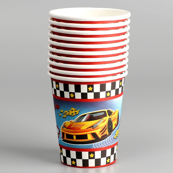 Стакан бумажный «Тачка», 250 мл 9599655