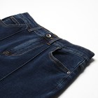 Брюки женские джинсовые со стрелкой MINAKU цвет тёмно-синий, р-р 40 - Фото 5