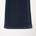 Брюки женские джинсовые со стрелкой MINAKU цвет тёмно-синий, р-р 40 - Фото 7