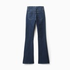 Брюки женские джинсовые со стрелкой MINAKU цвет тёмно-синий, р-р 40 - Фото 8