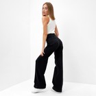 Брюки женские джинсовые  MINAKU SLIM FIT цвет черный , р-р 40 (рост 175) - Фото 6