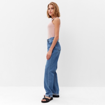 Джинсы женские бойфренды MINAKU SELVEDGE denim, размер 44, синие