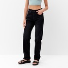 Брюки женские джинсовые  MINAKU SELVEDGE denim цвет черный  , р-р 40 - фото 319577815