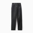 Джинсы женские бойфренды MINAKU SELVEDGE denim, размер 40, чёрные - Фото 12