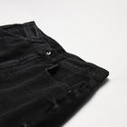 Джинсы женские бойфренды MINAKU SELVEDGE denim, размер 40, чёрные - Фото 13