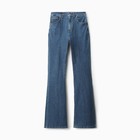 Брюки женские джинсовые со стрелкой MINAKU цвет синий, р-р 40 - фото 319577894