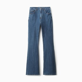 Брюки женские джинсовые со стрелкой MINAKU цвет синий, р-р 40