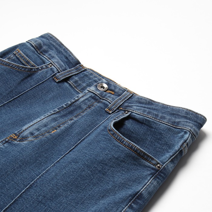 Брюки женские джинсовые со стрелкой MINAKU цвет синий, р-р 40