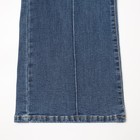 Брюки женские джинсовые со стрелкой MINAKU цвет синий, р-р 40 - Фото 3