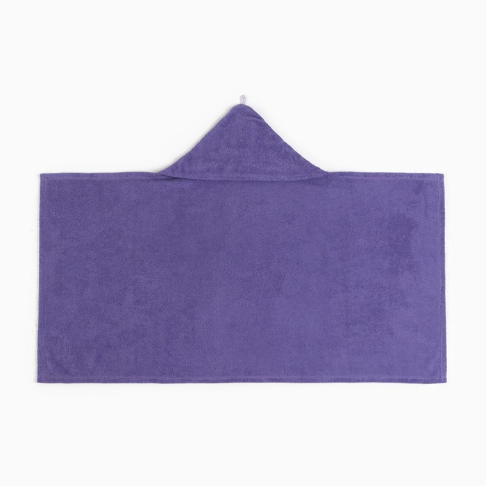 Полотенце с капюшоном Крошка Я, цв.фиолетовый 70*140 см, 100%хл, 320 г/м2 - фото 1909213401