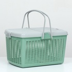 Корзина 47×36×27.5 см, оливковый - Фото 2