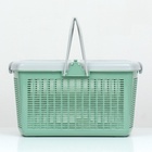 Корзина 47×36×27.5 см, оливковый - Фото 3