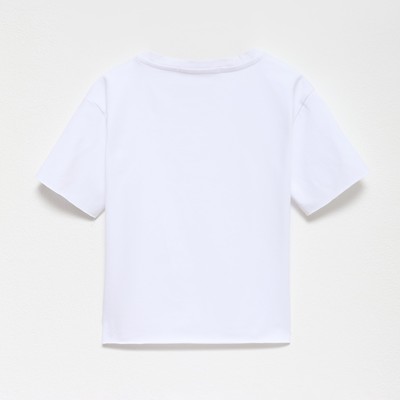 Футболка детская KAFTAN Basic line, размер 30 (98-104 см), белая