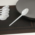 Ложка пластиковая одноразовая Не ЗАБЫЛИ!, белая, столовая, 15.5 см, набор 6 шт. - Фото 3