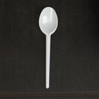 Ложка пластиковая одноразовая Не ЗАБЫЛИ!, белая, столовая, 15.5 см, набор 6 шт. - Фото 1